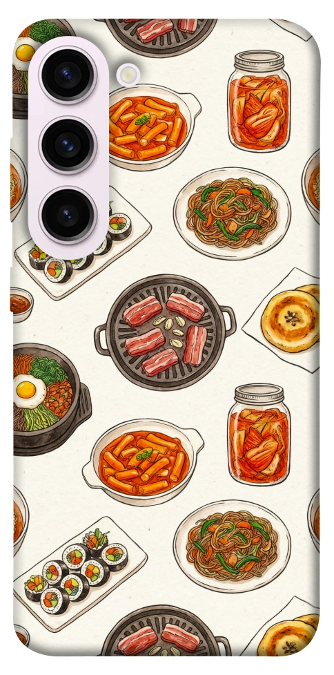 Чехол Korean food для Galaxy S23+