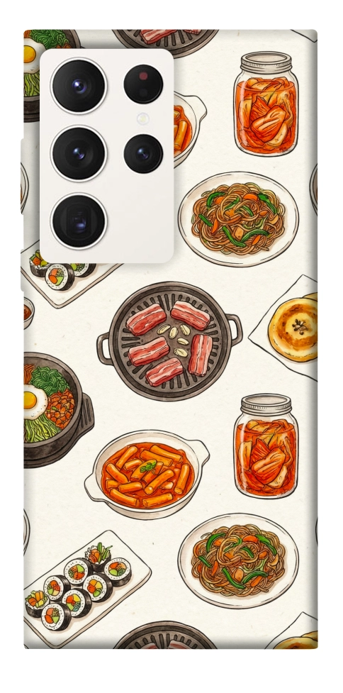 Чехол Korean food для Galaxy S23 Ultra