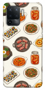 Чехол Korean food для Oppo Reno 5 Lite