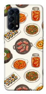 Чохол Korean food для Oppo Reno 5 4G