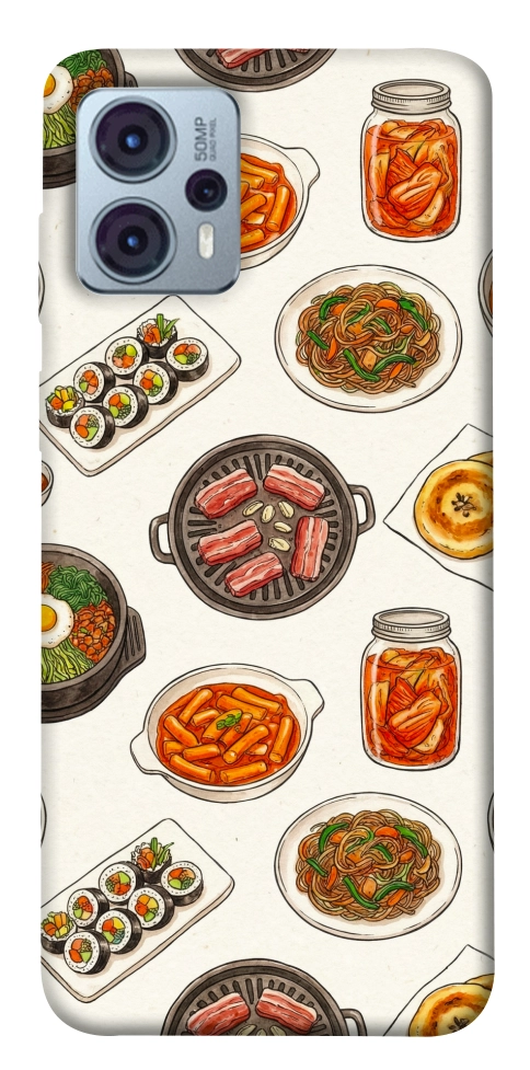 Чехол Korean food для Motorola Moto G23