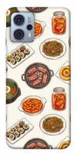 Чехол Korean food для Motorola Moto G23