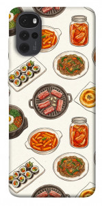 Чохол Korean food для Motorola Moto G22