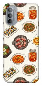 Чохол Korean food для Motorola Moto G31