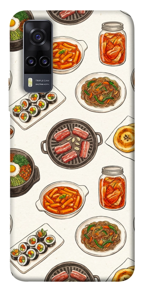 Чехол Korean food для Vivo Y31