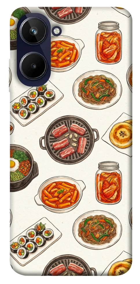 Чехол Korean food для Realme 10 4G
