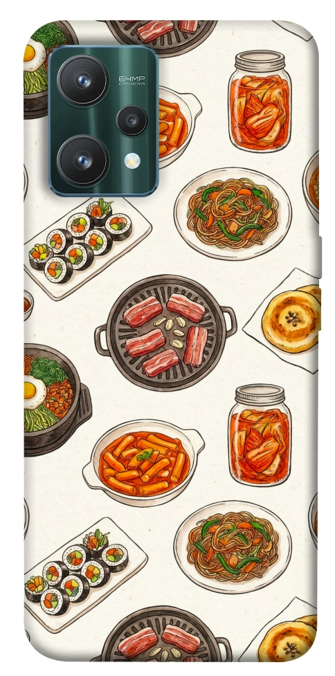 Чехол Korean food для Realme 9 Pro