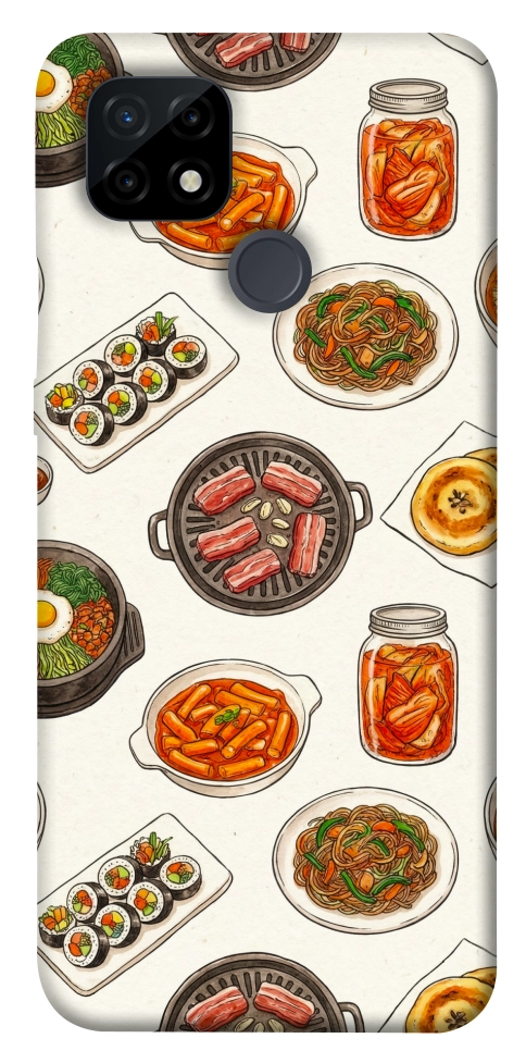 Чохол Korean food для Realme C21