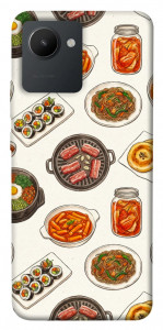 Чехол Korean food для Realme C30
