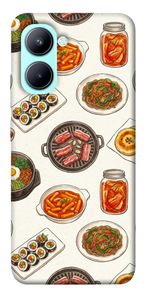 Чехол Korean food для Realme C33