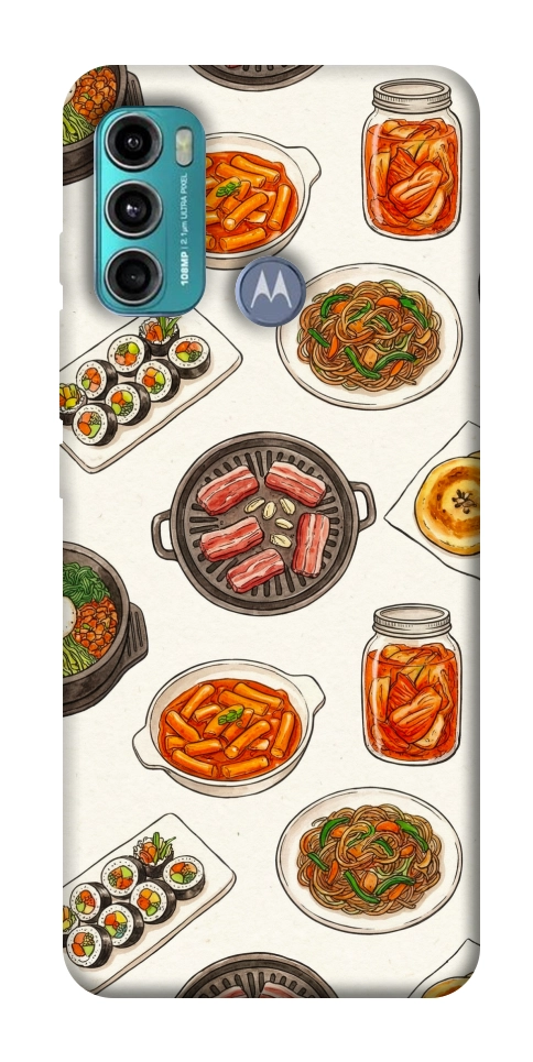 Чехол Korean food для Motorola Moto G60