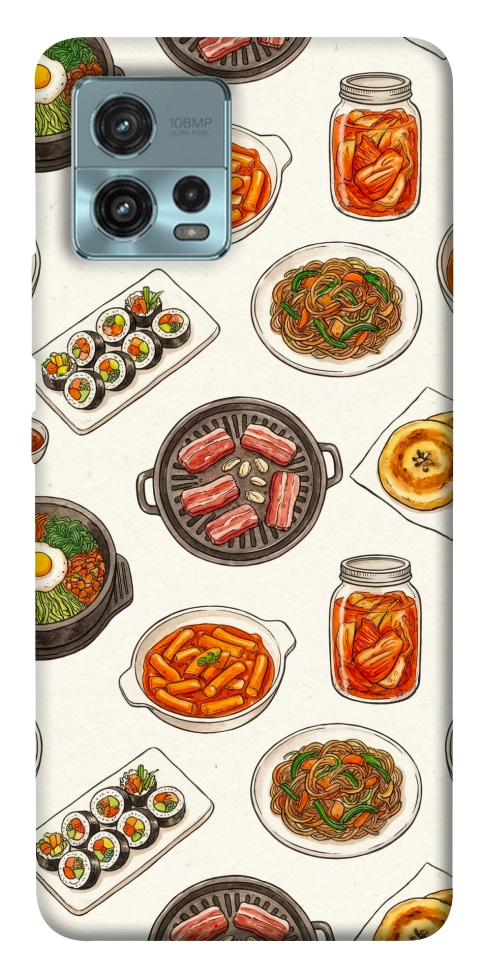 Чехол Korean food для Motorola Moto G72