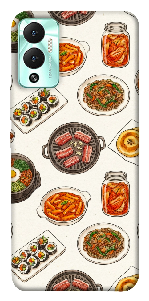 Чехол Korean food для Infinix Hot 12 Play