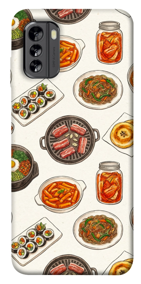 Чехол Korean food для Nokia G60