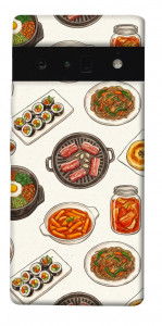 Чехол Korean food для Google Pixel 6 Pro
