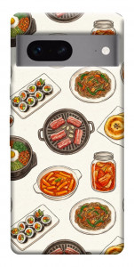Чехол Korean food для Google Pixel 7