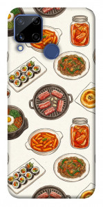 Чехол Korean food для Realme C15