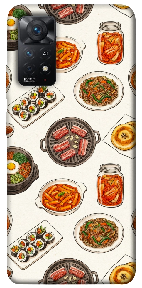 Чехол Korean food для Xiaomi Redmi Note 12 Pro