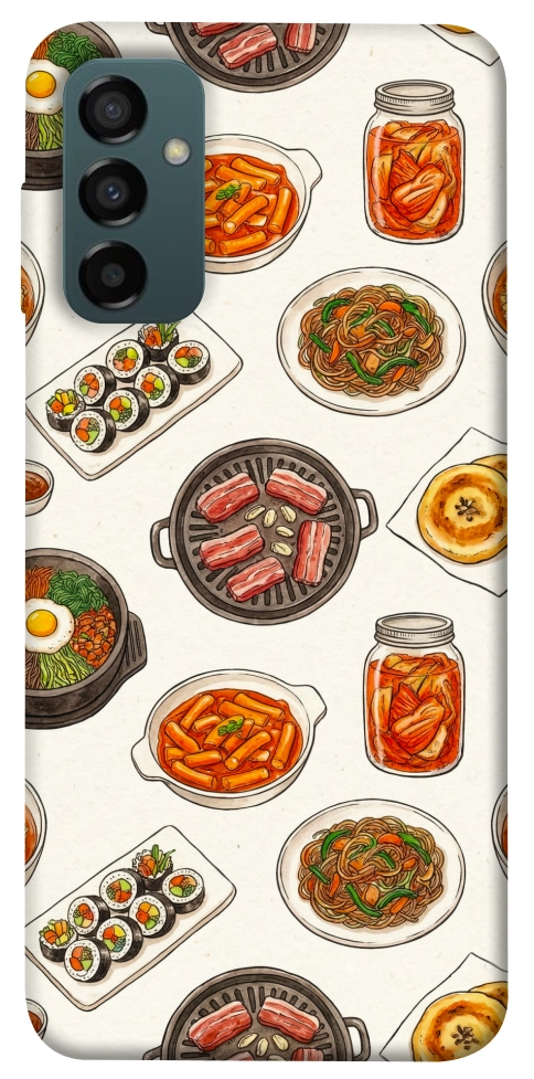 Чехол Korean food для Galaxy M14 5G