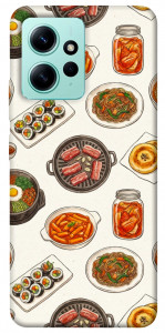 Чехол Korean food для Xiaomi Redmi Note 12 4G