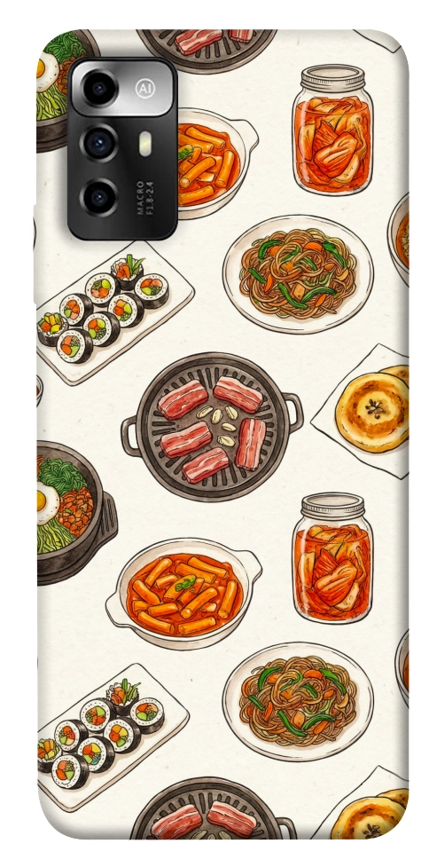 Чехол Korean food для ZTE Blade A72