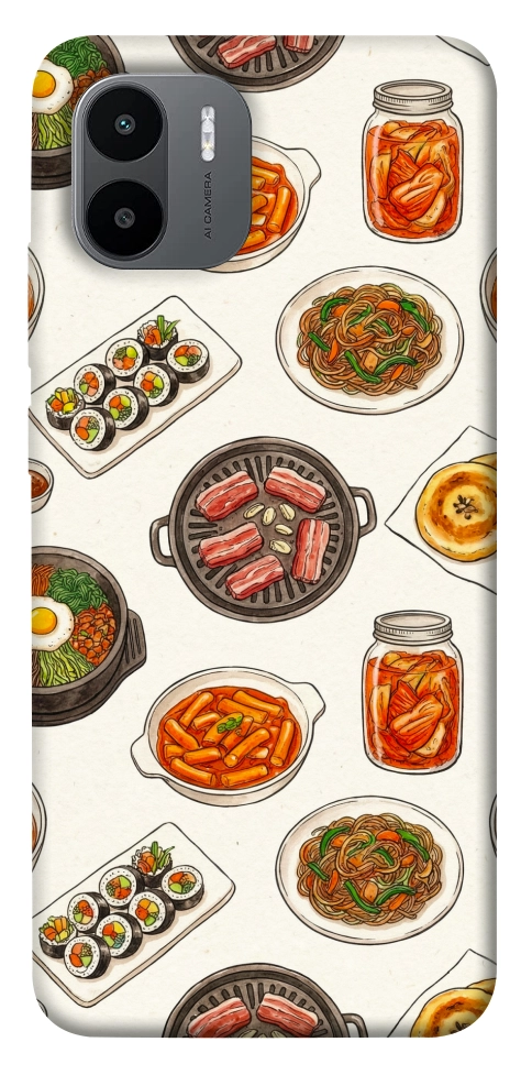 Чехол Korean food для Xiaomi Poco C50
