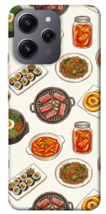 Чохол Korean food для Xiaomi Redmi 12