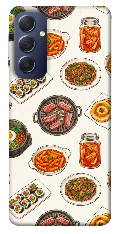 Чохол Korean food для Galaxy M54 5G