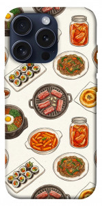 Чохол Korean food для iPhone 15 Pro