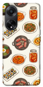 Чехол Korean food для Oppo A98