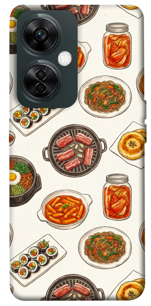 Чехол Korean food для OnePlus Nord CE 3 Lite