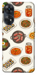 Чехол Korean food для Oppo Reno 8 T 4G