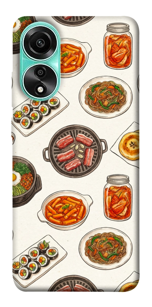 Чохол Korean food для Oppo A78 4G