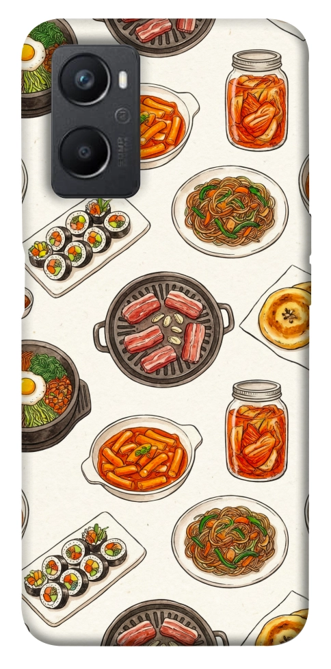 Чехол Korean food для Oppo A36