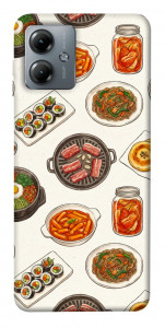 Чохол Korean food для Motorola Moto G14