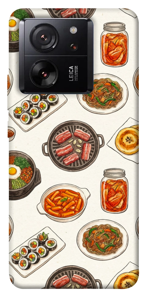 Чехол Korean food для Xiaomi 13T Pro