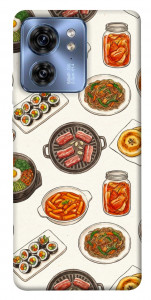 Чохол Korean food для Motorola Edge 40