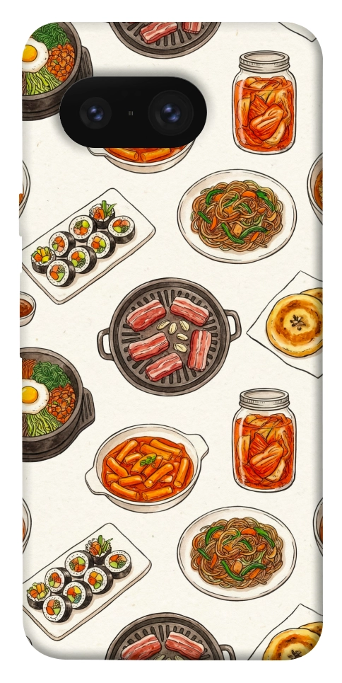 Чохол Korean food для Google Pixel 8