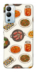 Чохол Korean food для Infinix Hot 12i