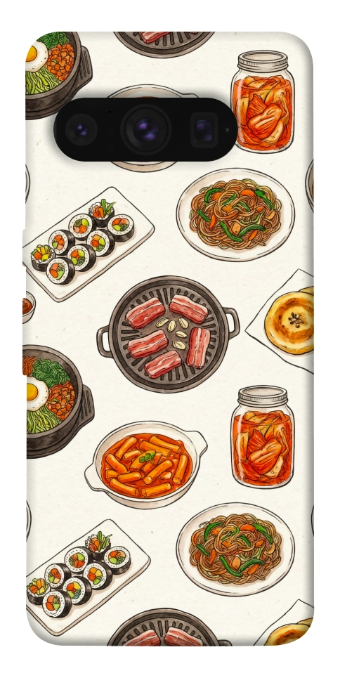 Чохол Korean food для Google Pixel 8 Pro