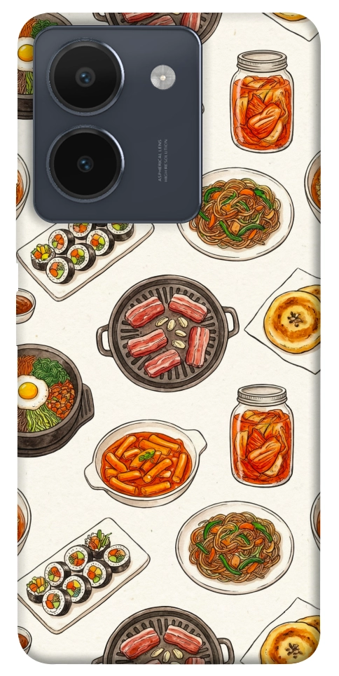 Чехол Korean food для Vivo Y36