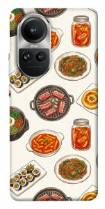 Чохол Korean food для Oppo Reno10