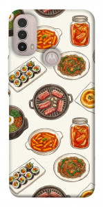 Чехол Korean food для Motorola Moto E30