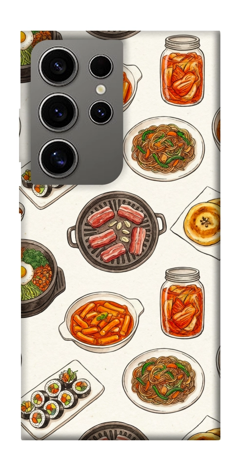Чехол Korean food для Galaxy S24 Ultra