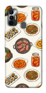 Чехол Korean food для TECNO Spark 7