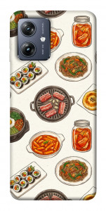 Чехол Korean food для Motorola Moto G54