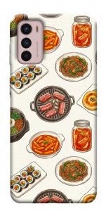Чехол Korean food для Motorola Moto G42