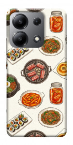 Чехол Korean food для Xiaomi Redmi Note 13 4G