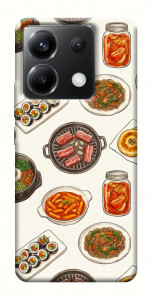 Чехол Korean food для Xiaomi Poco X6