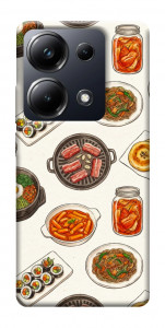 Чехол Korean food для Xiaomi Poco M6